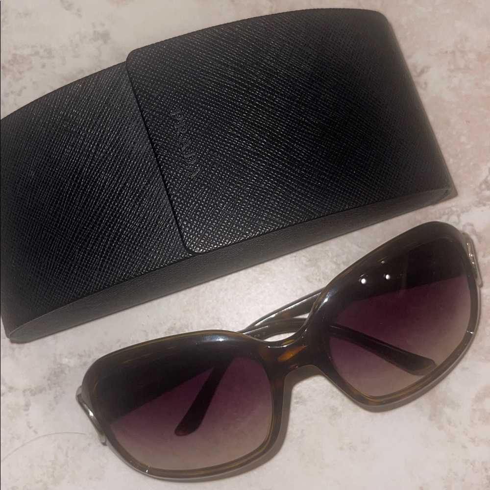 Gucci Brown Havana GG 3132/S Shell Bamboo color Horsebit Rectangular Sunglasses - Picture 8 of 9